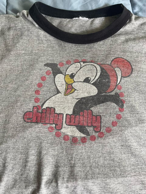 chilly willy t-shirt