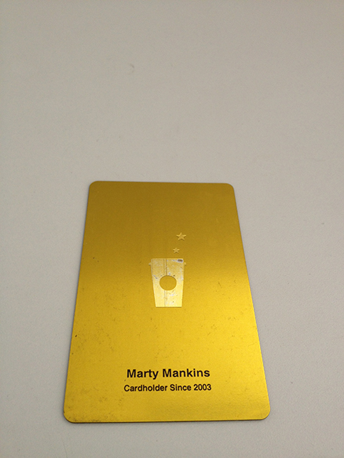 starbucks gold card